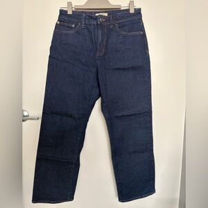Madewell Curvy 90’s Straight Dark Wash Jeans 29P